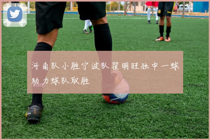 河南队小胜宁波队翟明旺独中一球助力球队取胜